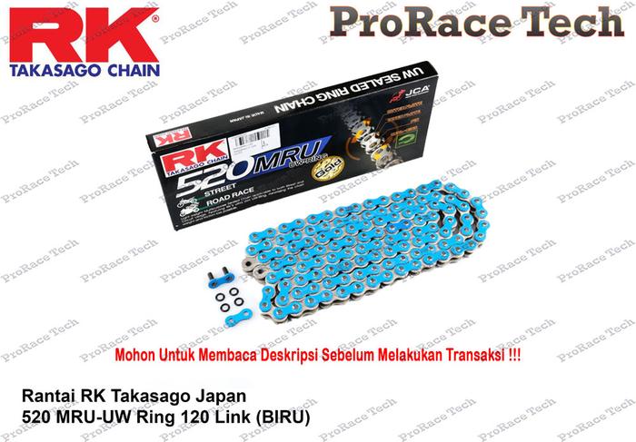 Gambar Rantai RKJ RK-J Takasago Chain 520 MRU UW-Ring 124L Gold - Biru dari ProRace Tech undefined Tokopedia