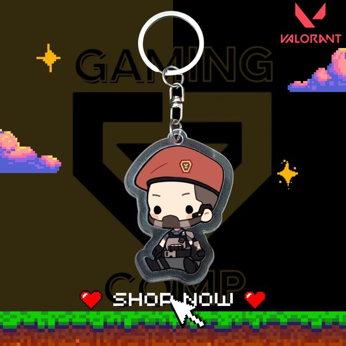 Reyna Keychain Jual valorant keychain gantungan kunci JETT REYNA PHOENIX OMEN CHAMBER ...