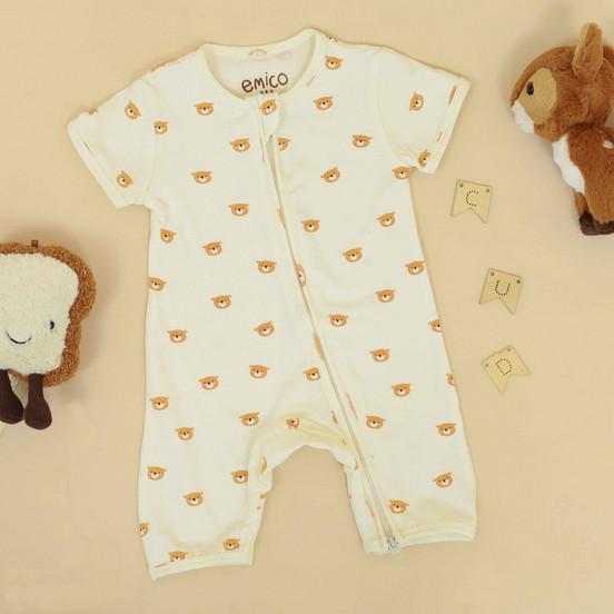 Gambar Emico TENCEL Romper Short - Baju Bayi - Miko, 0-6M dari Baby Wise BSD undefined Tokopedia