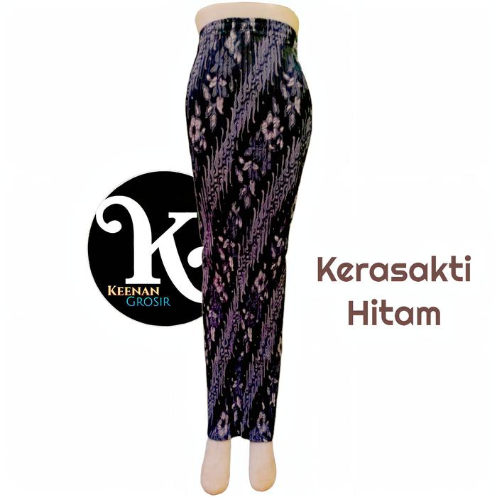 Gambar rok plisket batik panjang bawahan kebaya modern motif kera sakti - KERASAKTI HITAM dari Keenan Grosir undefined Tokopedia