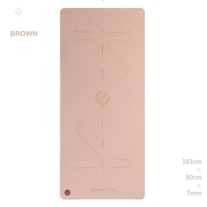 Gambar Yesoul Matras Yoga YOYOCOFFEE MAT YM10 7MM - Cokelat dari YESOUL KEPRI undefined Tokopedia
