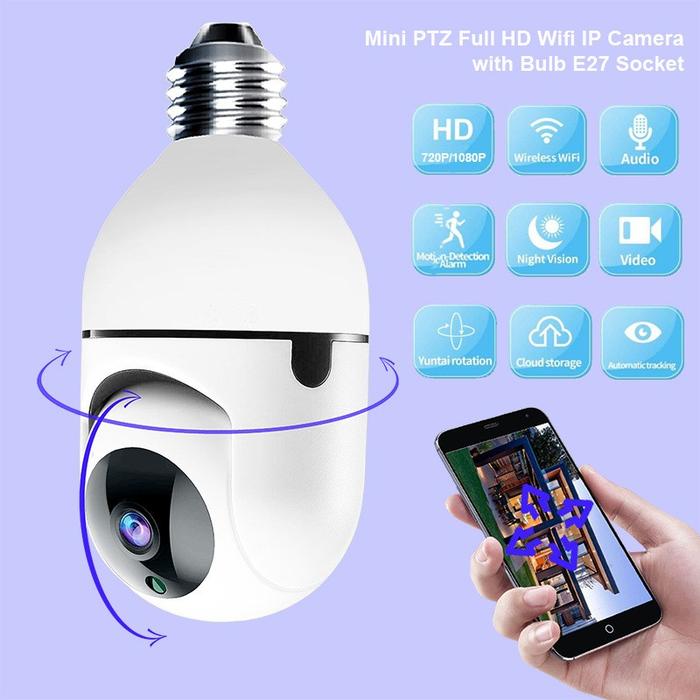 Night Vision 360eyes Camera App Light Bulb 360eye S Wifi Cloud