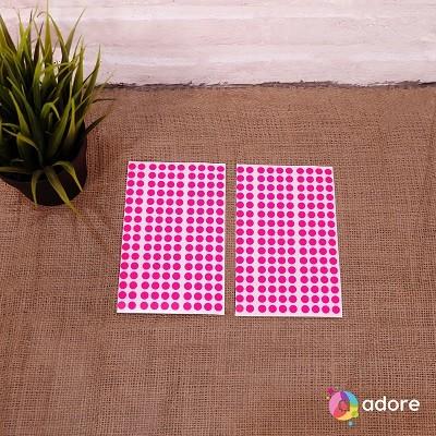 Gambar Sticker Label Dot 1 Warna / Label / Stiker Bulet/ Stationary - Pink 8mm dari Adore Foto Pro undefined Tokopedia