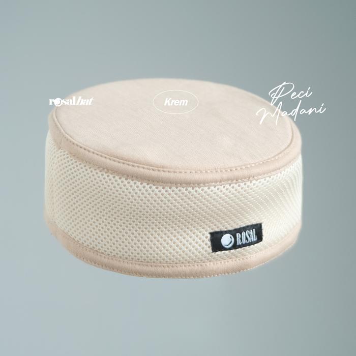 Gambar Rosal Peci Madani Peci Taliban Peci Sholat Kopiah - Krem dari MpokAlice undefined Tokopedia