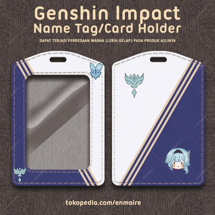 Gambar PREORDER ONLY Genshin Impact (Mondstadt, Sumeru) Name Tag/Card Holder - Eula dari Enmoire undefined Tokopedia