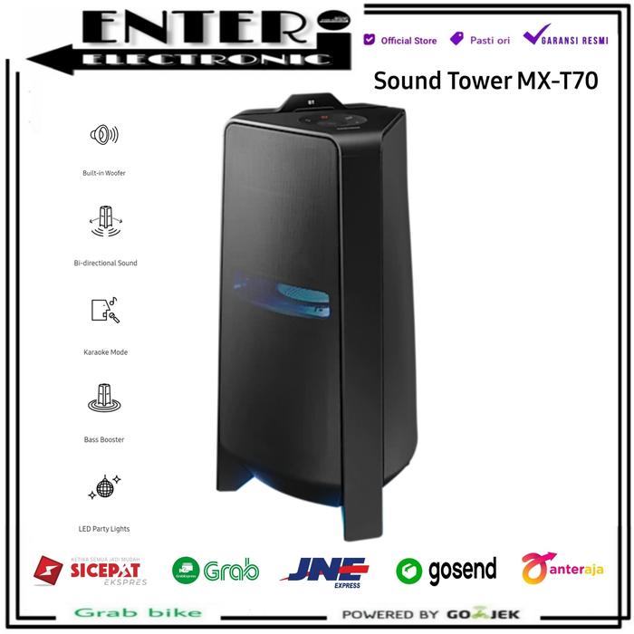 Gambar SAMSUNG MX T70 - SOUND TOWER SPEAKER PORTABLE PARTY KARAOKE MXT70 1500 - MX-T70 dari Enter Electronic undefined Tokopedia
