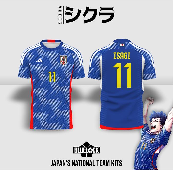 Gambar Jersey Anime Timnas Jepang Japan Blue Lock Cosplay Bola Manga - Atasan, XS dari Sicrastore undefined Tokopedia