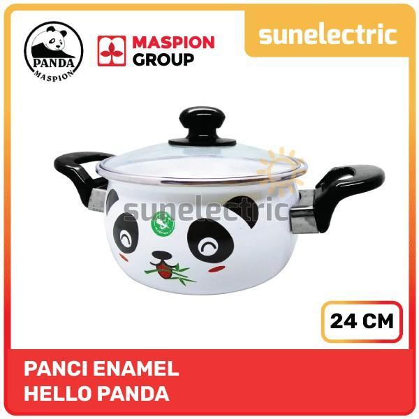 Gambar Maspion Ena Hello Panda Panci Enamel Serbaguna Anti Karat Diameter 24 dari mikailapramesti undefined Tokopedia