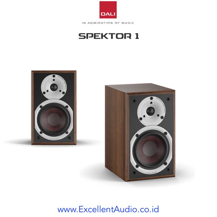 Gambar Dali spektor1 spektor 1 bookshelf speaker - walnut dari Excellent Audio Official undefined Tokopedia