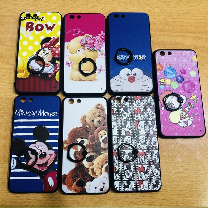 Jual Soft Case cover Vivo Y53 gambar timbul karakter ring