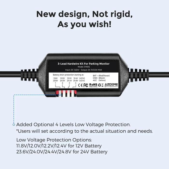 Gambar AZDOME Original Accessories - JYX05 dari Dashcamera undefined Tokopedia