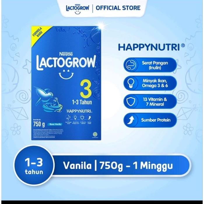 Gambar LACTOGROW 3 MADU ORIGINAL VANILA 750gr MURAH - VANILA 750 GR, 735 GR 2024 dari turutmburi undefined Tokopedia
