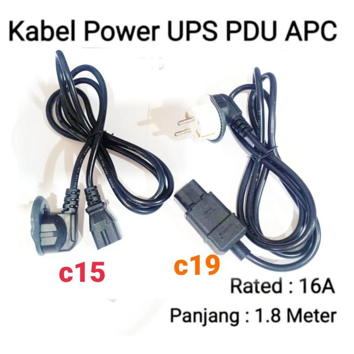 Kabel Power Listrik 3 Pin Universal 2 Meter