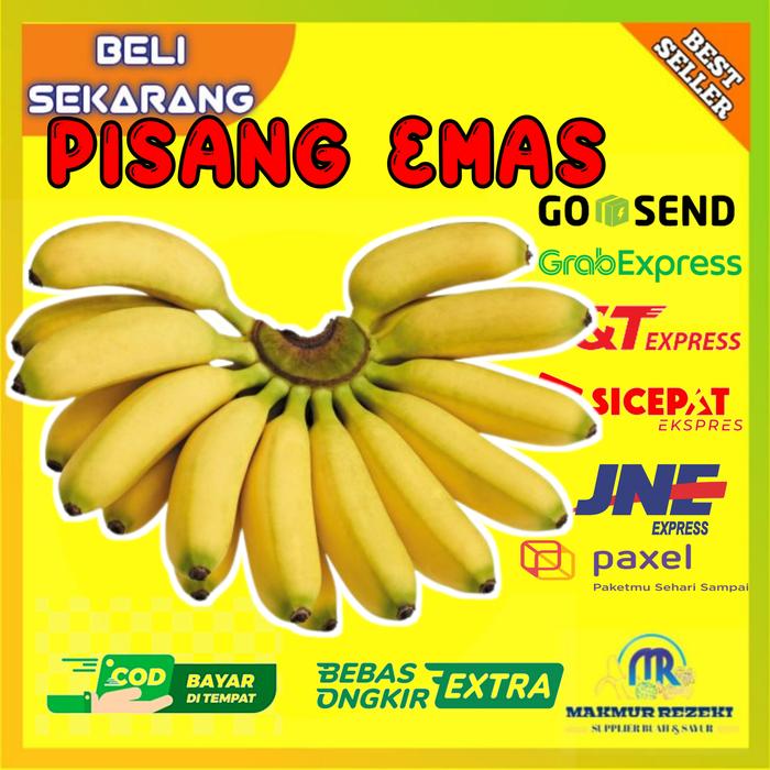 Gambar PISANG EMAS MATANG MATENG MENGKEL HIJAU KUNING MURAH BESAR HARGA PER 1 dari SAYUR BY MAKMUR REZEKI undefined Tokopedia