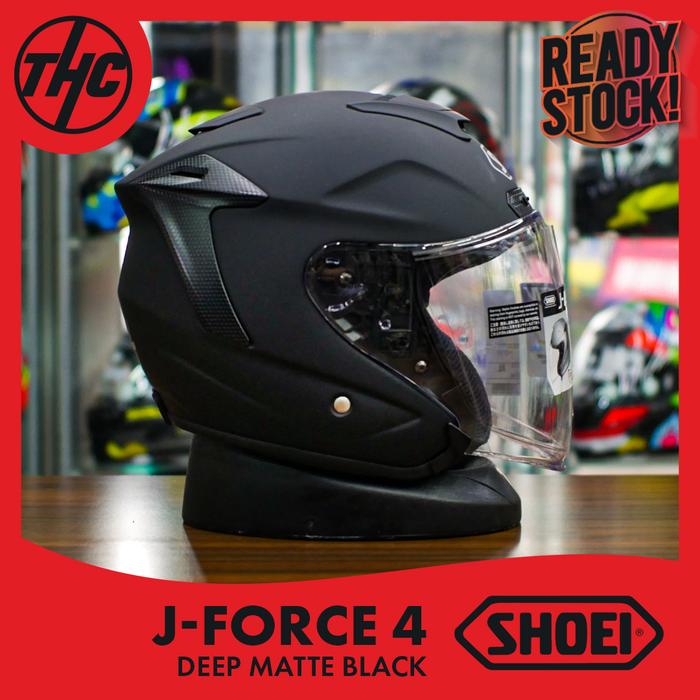 J Cruise Shoei Force Jual SHOEI J-FORCE DEEP BLACK MATTE HALF FACE
