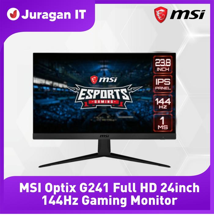 Jual MSI Optix G241 Full HD 24inch 144Hz Gaming Monitor Kota