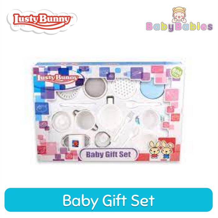 Gambar Baby Gift Set Lusty Bunny | Feeding set + Food maker - Biru dari Baby Babies_NEW undefined Tokopedia