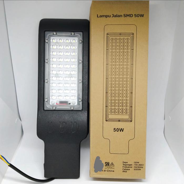 Gambar Lampu led 50w lampu jalan led 50watt pju led 50 watt - PJU SMD 50W SNI dari wewe electric undefined Tokopedia