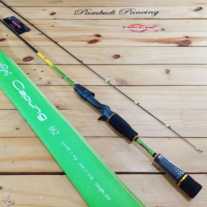 Gambar RXN | Joran BC RELIX NUSANTARA CAPUNG Series Baitcasting Fishing Rod - A. 662 BC 1-5LB dari Pambudi Pancing undefined Tokopedia