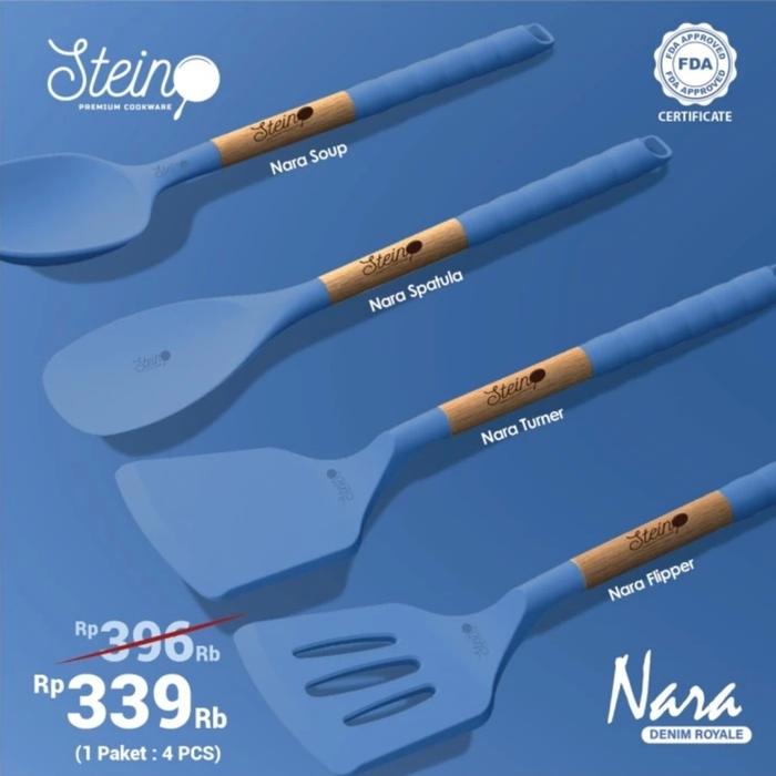 Gambar Stein Steincookware Paket Sutil Quartet Nara ( 4 in 1 ) Paket Nara - Denim Royale dari Violet Superstore undefined Tokopedia