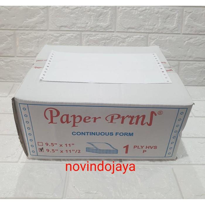 Gambar Continuous Form 1ply PAPERPRYNS - Kertas Komputer Murah - k:2 dari Cervil ID undefined Tokopedia