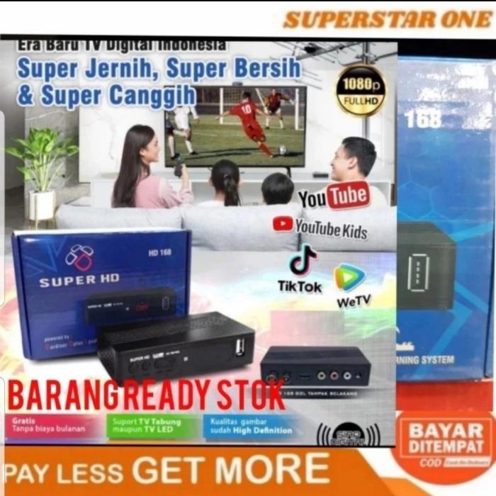 Gambar set top box stb tv digital matrik apple merah barang ready - hd168 dari superstar one undefined Tokopedia