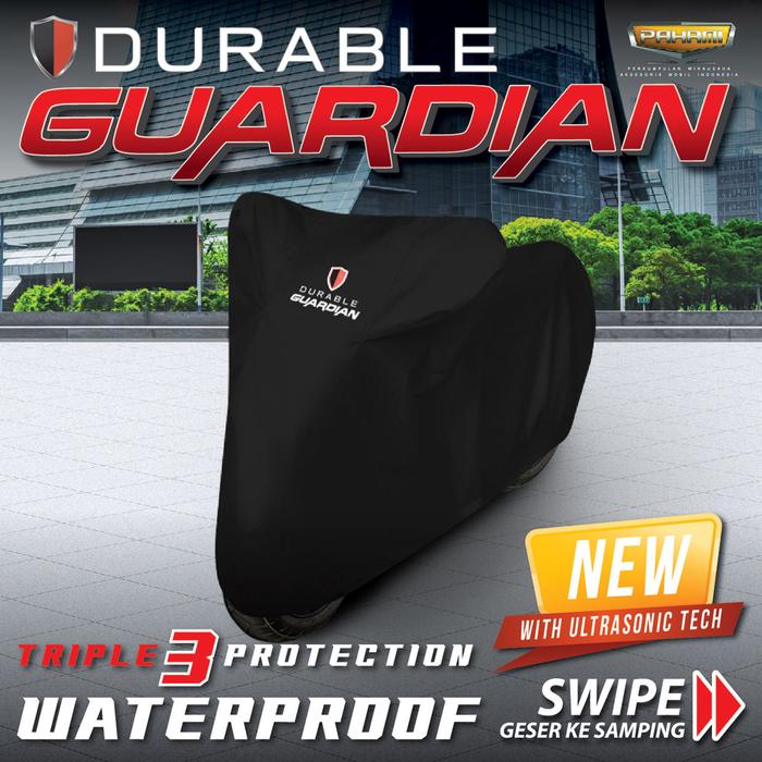 Gambar Piaggio MP3 250 SYM Maxsym 400 Cover Motor Guardian Durable Waterproof - Black, SYM maxsym 400i dari Durable Indonesia undefined Tokopedia