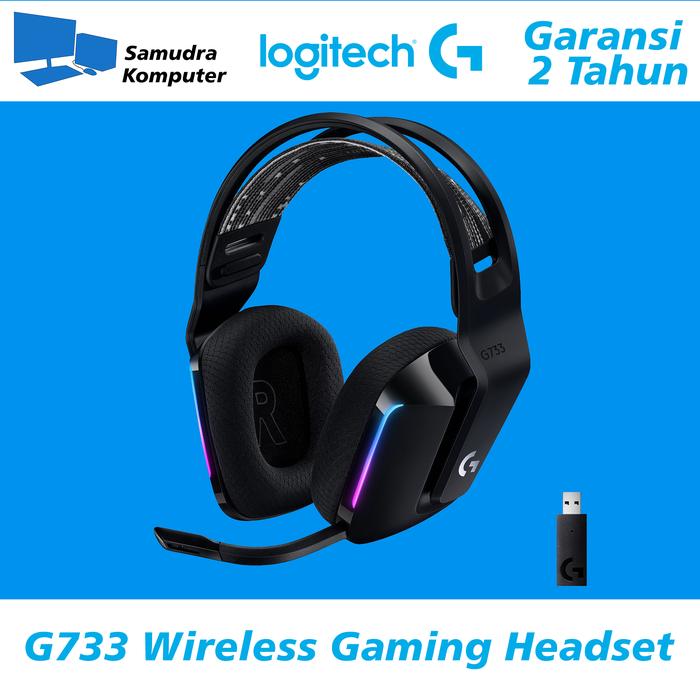 Gambar Logitech G733 LIGHTSPEED Wireless RGB Gaming Headset - Hitam dari Samudra Komputer undefined Tokopedia