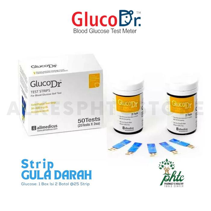 Gambar Gluco DR Strip Biosensor - 50 Strip dari alkesphtcstore undefined Tokopedia