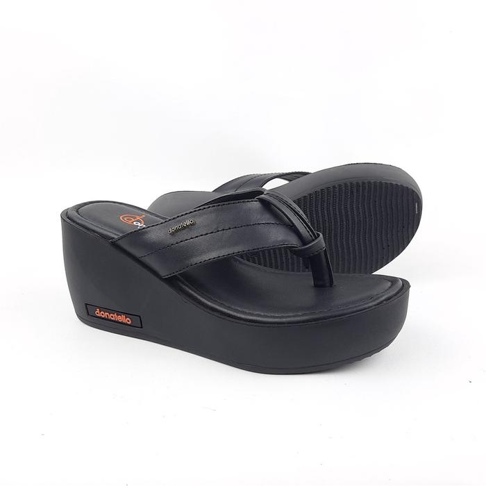 Jual sandal slop wanita-sandal selop donatello size 36-40 khaki