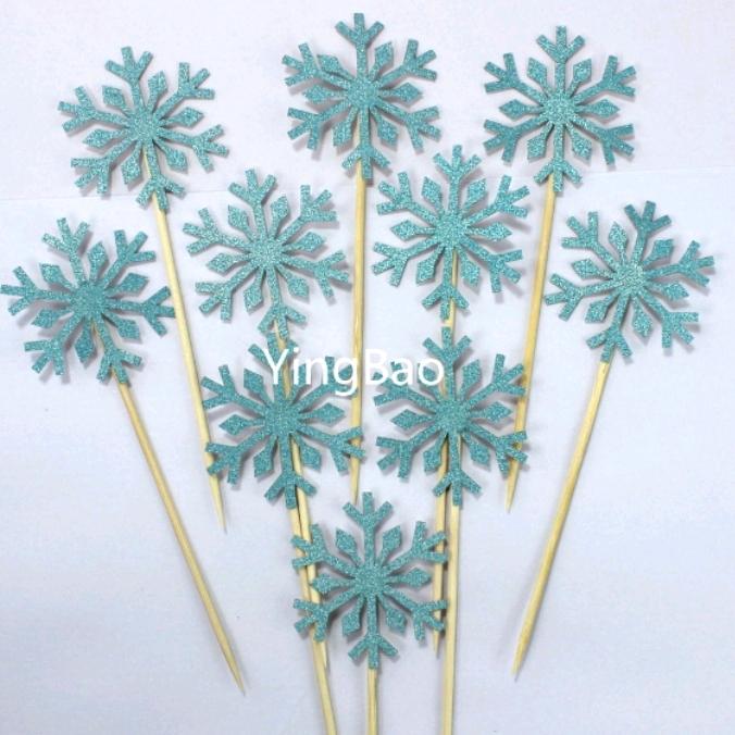 Gambar topper cake kue keping salju frozen frost dekorasi - Biru Muda dari chibi little box undefined Tokopedia