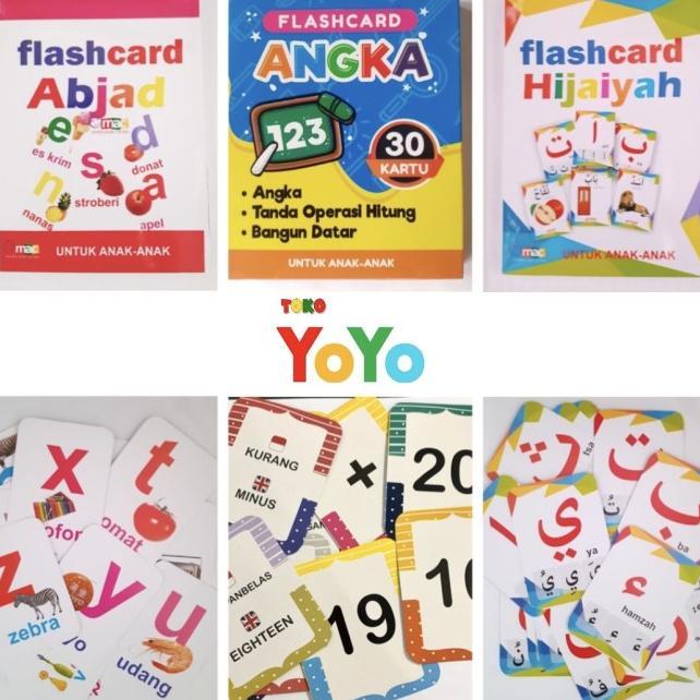 Gambar flash card abc huruf abjad angka hijaiyah alphabet / kartu edukasi - Angka dari Funtopia Toy`s undefined Tokopedia