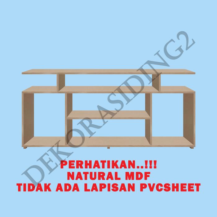 Gambar rak meja tv minimalis multi fungsi AD26 / rak tv minimalis / rak susun - AD26 NATURALMDF dari dekorasiding2 undefined Tokopedia