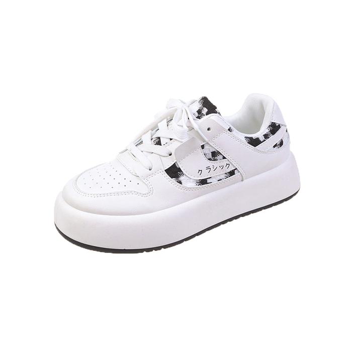 Gambar SEPATU WANITA SNEAKERS JILITU T-77 FASHION IMPORT KOREAN TREND - cream, 36 dari JILITU OFFICIAL STORE undefined Tokopedia