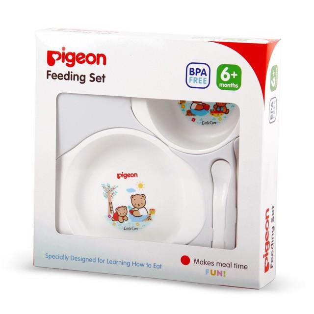Gambar PIGEON Feeding Set With Training Cup & Feeding Set Mini - Perlengkapan Makan Bayi - Gift Set - Feeding Mini dari Gudang bayi kita undefined Tokopedia