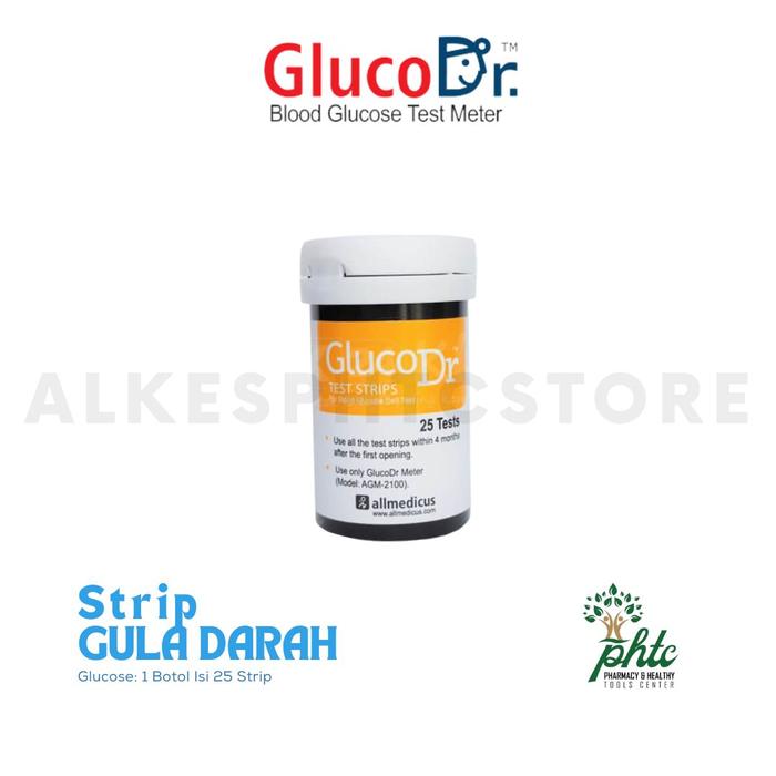 Gambar Gluco DR Strip Biosensor - 25 Strip dari alkesphtcstore undefined Tokopedia