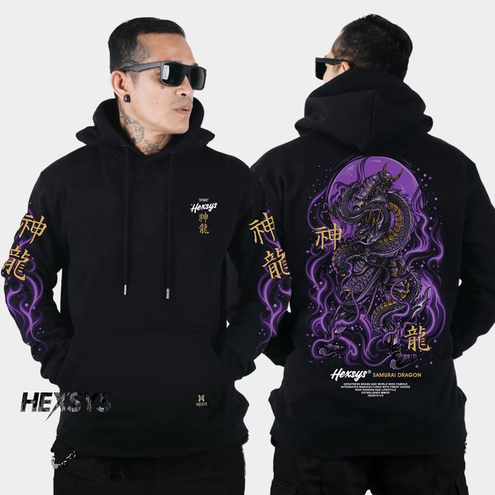 Gambar Hoodie Jaket Pria Original Bossque X Hexsys Ryushiden Jaket Motor Pria - Ryushiden, M dari Bossque Struggle Official undefined Tokopedia