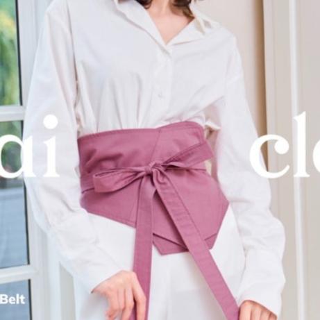 Gambar Obi Belt Kain Fashion Style / Ikat Pinggang / Sabuk Pinggang Wanita - Pink dari Tenno Gadget undefined Tokopedia