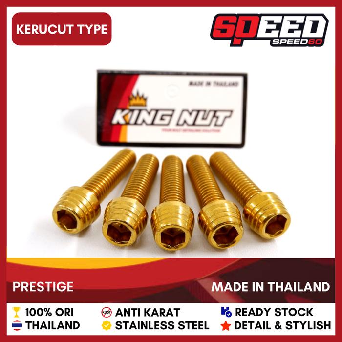 Gambar Probolt Baut Dudukan Saklar Kiri Suzuki Skywave Stainless King Nut Th - Gold dari Speed60 undefined Tokopedia