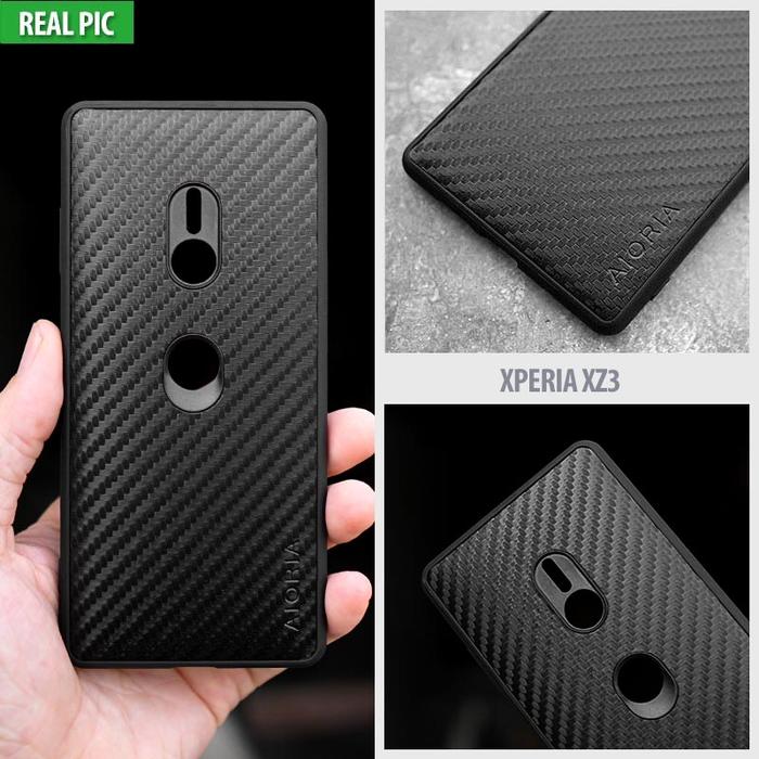 Gambar AIORIA Carbon Fiber Hybrid Case SONY Xperia 1 5 10 iii iv Pro-I XZ3 - Xperia XZ3 dari bungkusganofficial undefined Tokopedia