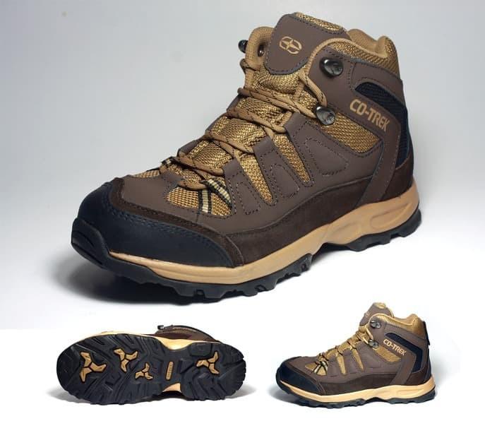 Gambar Sepatu Gunung Cotrek Summit - Sepatu Hiking Co-trek Summit - Cokelat, 40 dari Mapletree Store undefined Tokopedia