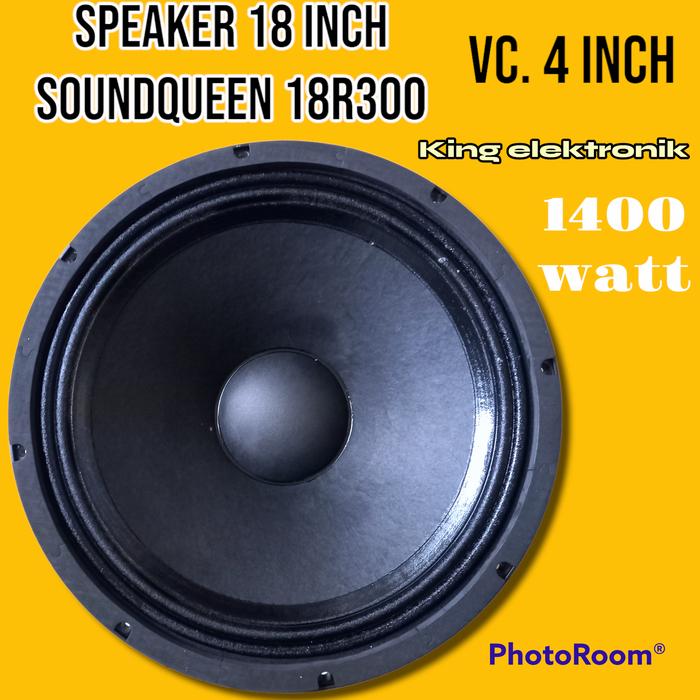 Soundqueen Speaker Low 18 Inch Speaker 18 Inch Soundqueen 18r300