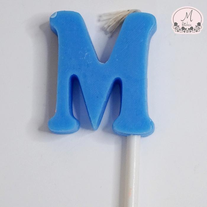 Gambar lilin huruf warna - M dari M Kitchen undefined Tokopedia