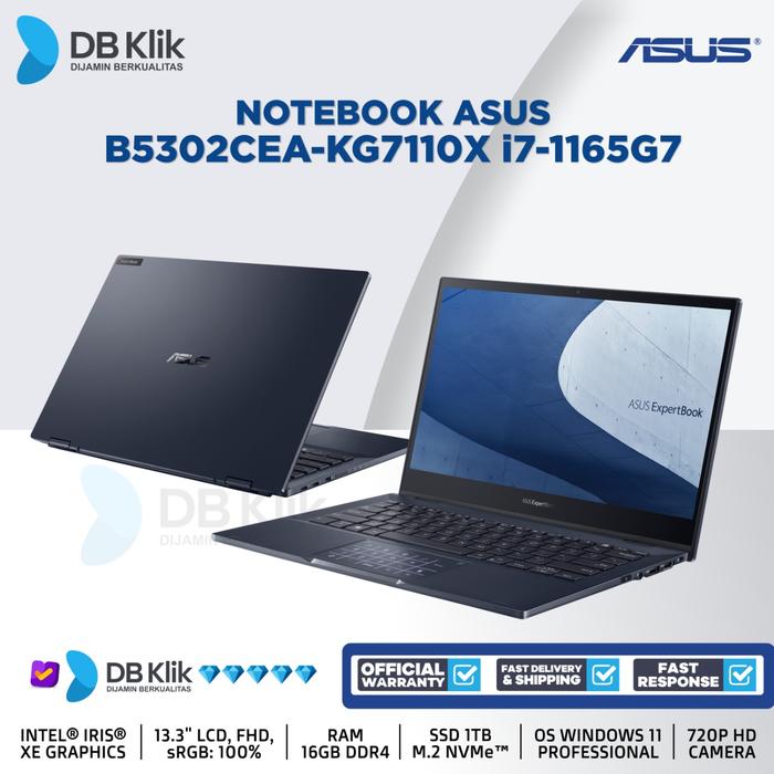 Notebook ASUS B5302CEA-KG7110X i7-1165G7 16GB SSD 1TB WIN11 PRO 13.3"