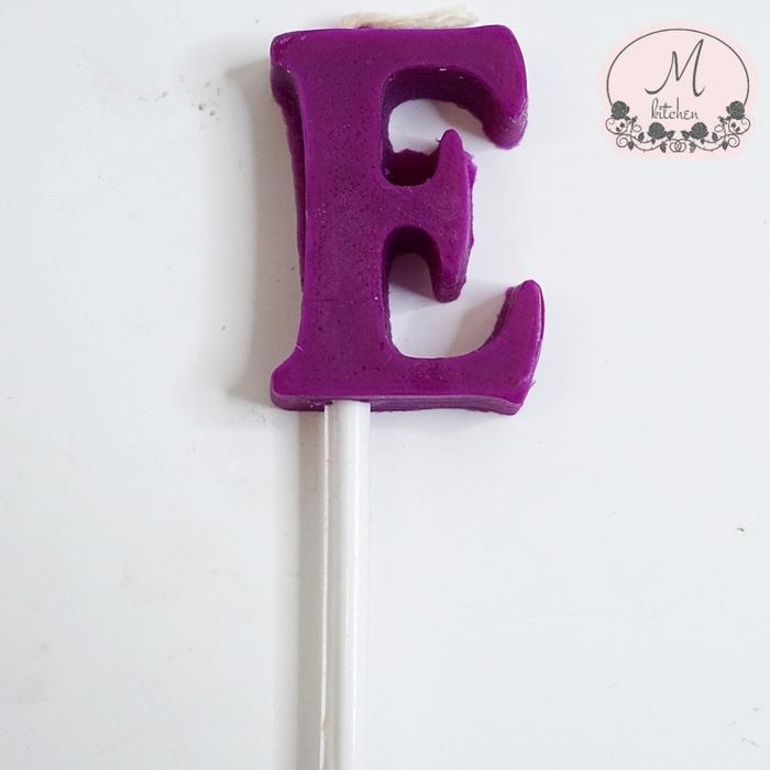 Gambar lilin huruf warna - E dari M Kitchen undefined Tokopedia