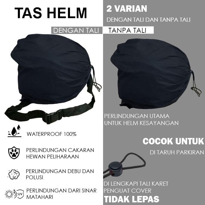 Gambar Tas Helm - Cocok untuk Pengendara Motor - Hitam dari Gudang Fashion Id undefined Tokopedia
