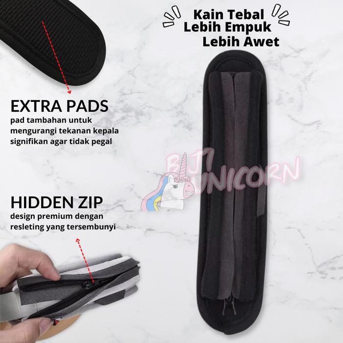 Gambar Earpad Earcup Bluedio T2 T2+ Turbine T3 T3+ T 2 3 H HT Plus Busa Foam - Headband Black dari Bijiunicorn. undefined Tokopedia