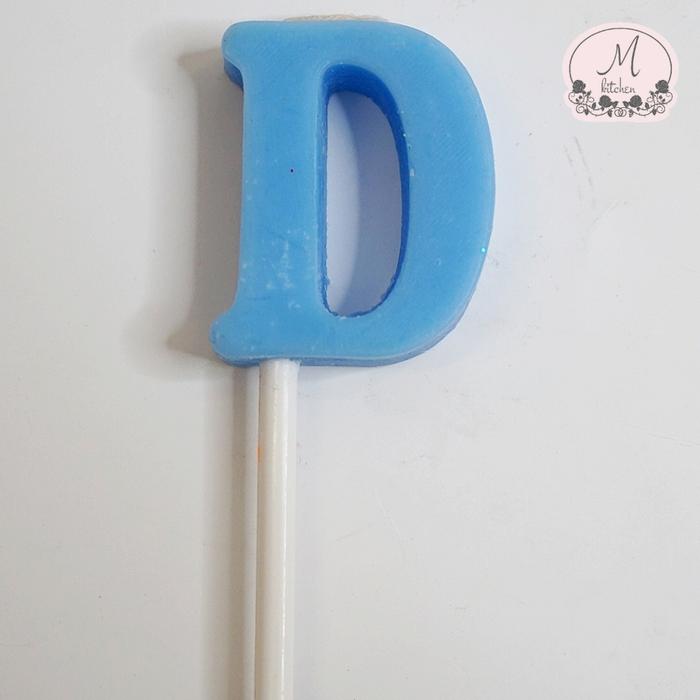 Gambar lilin huruf warna - D dari M Kitchen undefined Tokopedia