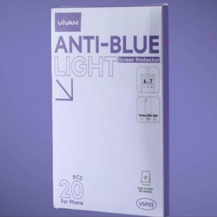 Gambar Sharp Aquos V6 Hidrogel Vivan anti gores film pelindung layar hp - Anti blue dari New Shop Acc undefined Tokopedia