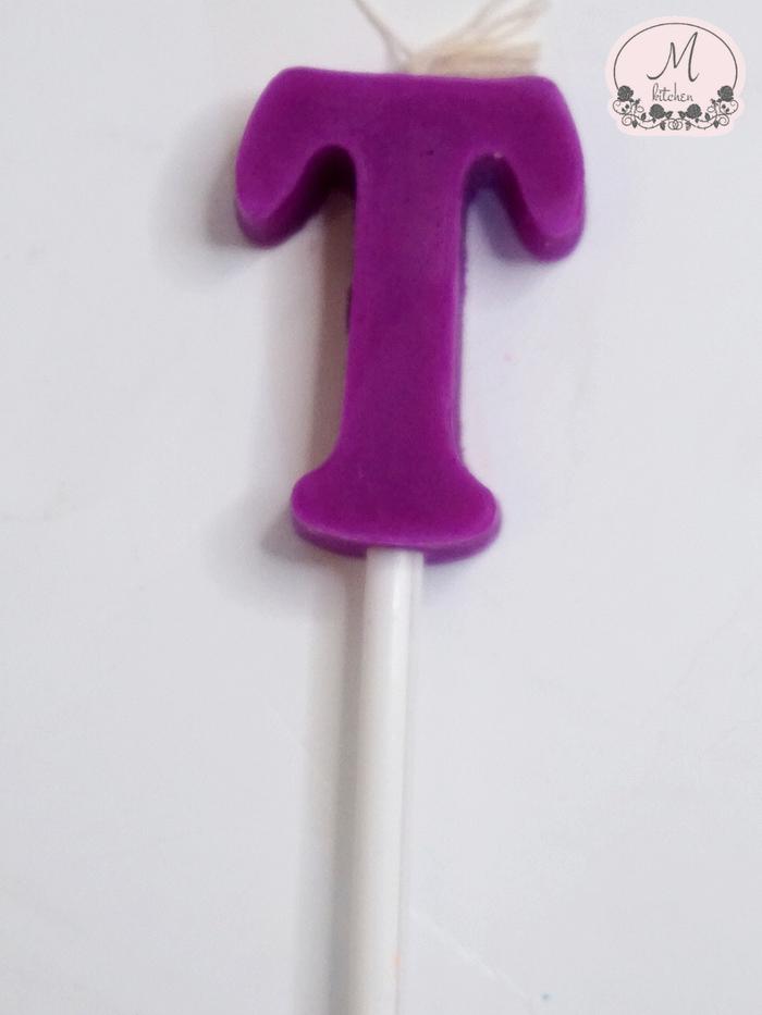 Gambar lilin huruf warna - T dari M Kitchen undefined Tokopedia